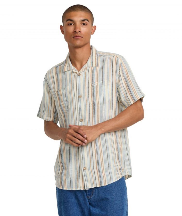 EXOTICA STRIPE SS NAT NATURAL