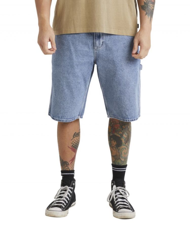 AMERICANA DENIM SHORT BRL0 BROKEN BLU