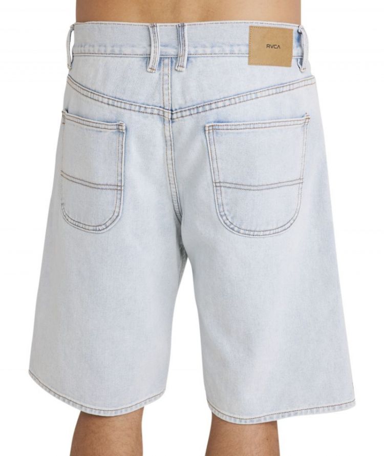 SKATE DENIM SHORT ASB ASH BLUE