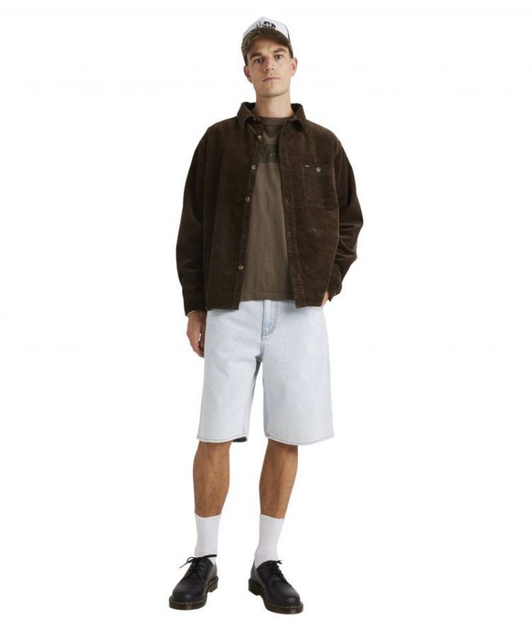 SKATE DENIM SHORT ASB ASH BLUE