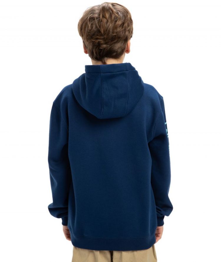OMNI LOGO HOODIE YOUTH BSW0 ESTATE BLU