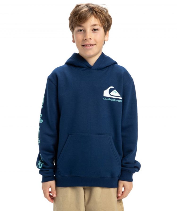 OMNI LOGO HOODIE YOUTH BSW0 ESTATE BLU