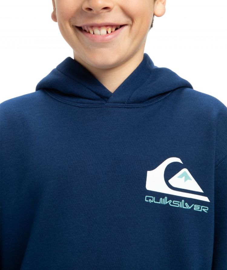 OMNI LOGO HOODIE YOUTH BSW0 ESTATE BLU