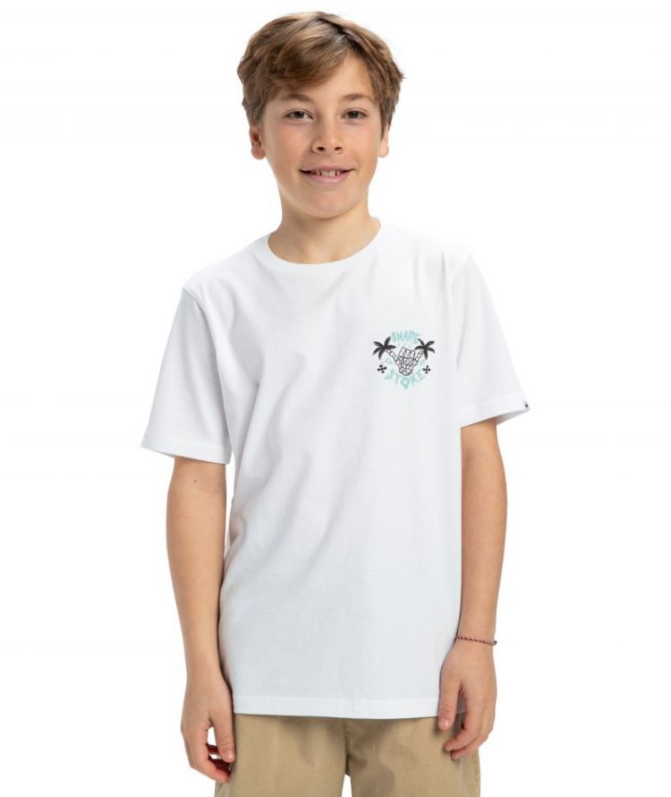 EV SHARE THE STOKE SS YTH WBB0 WHITE