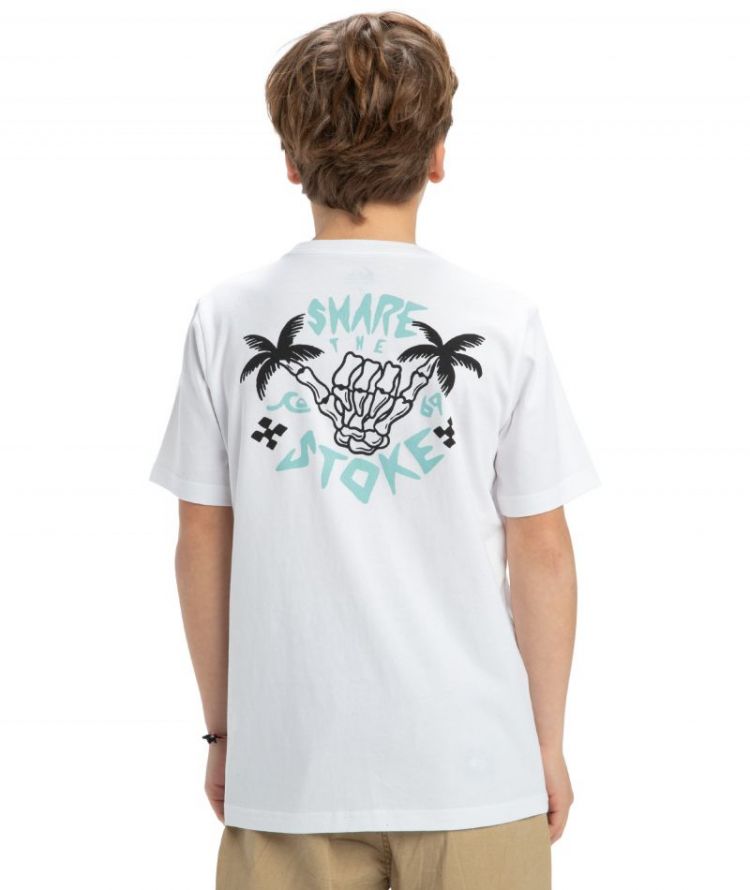EV SHARE THE STOKE SS YTH WBB0 WHITE