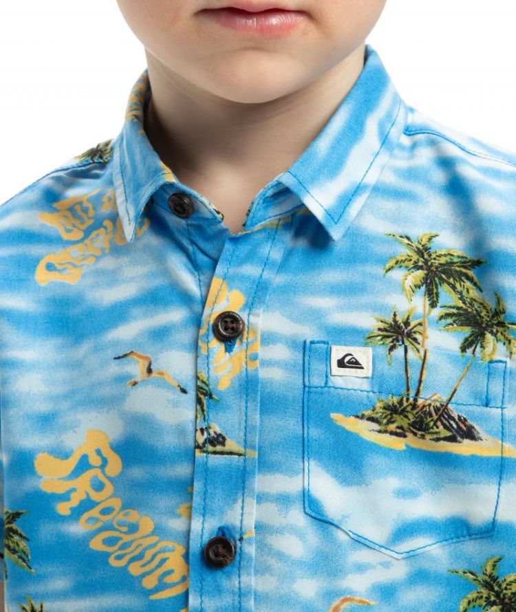 SAFE PARADISE SS YOUTH BQV6 BLUE NATUR