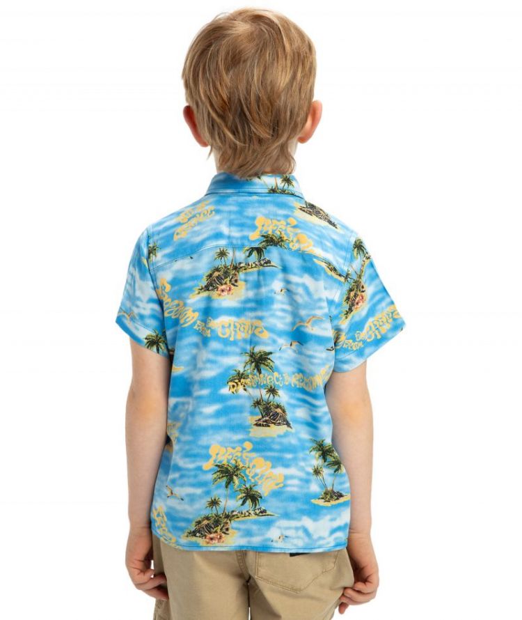 SAFE PARADISE SS YOUTH BQV6 BLUE NATUR