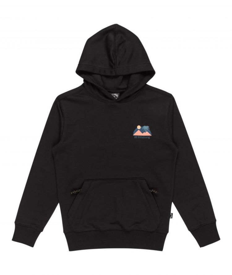 COMPASS PULLOVER BLK BLACK