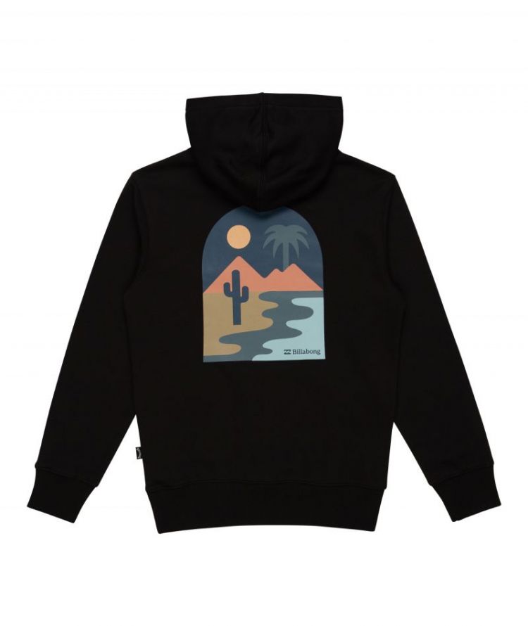 COMPASS PULLOVER BLK BLACK