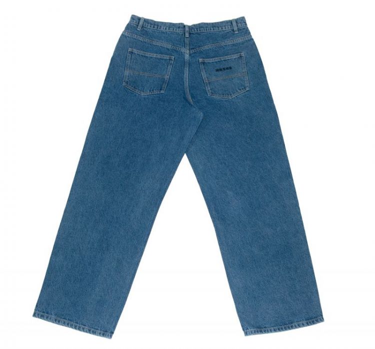 Bigger Baggy Blue Washed Den