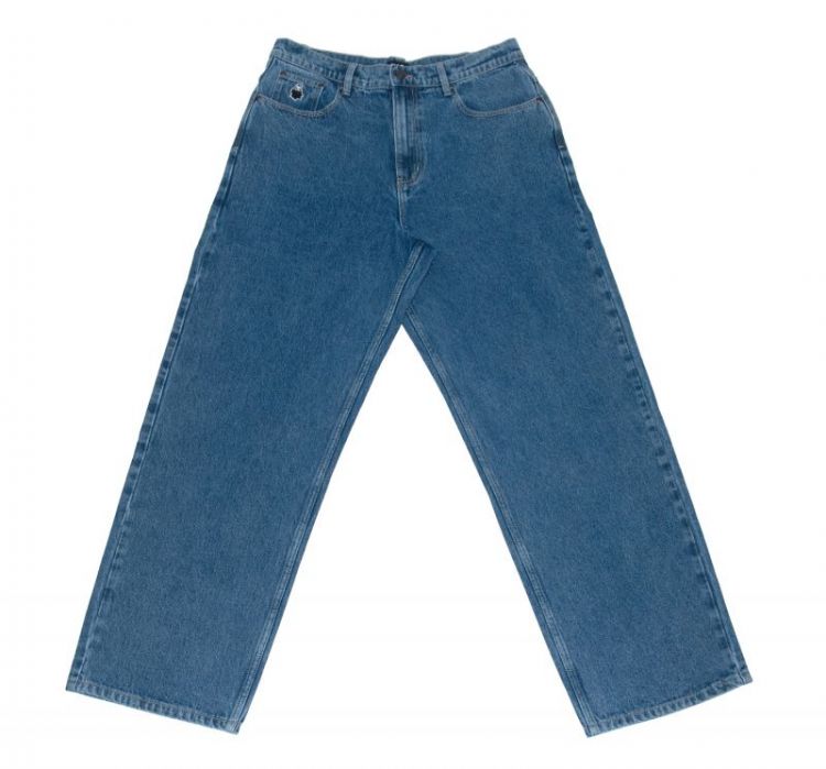 Bigger Baggy Blue Washed Den