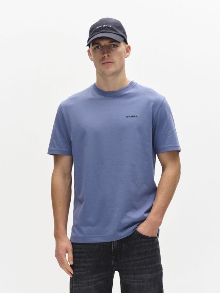 Dune Logo SS GOTS 5023 Blue Horiz