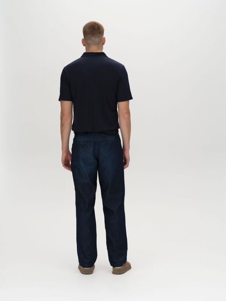 Duke Linen Polo SS 9999 Black