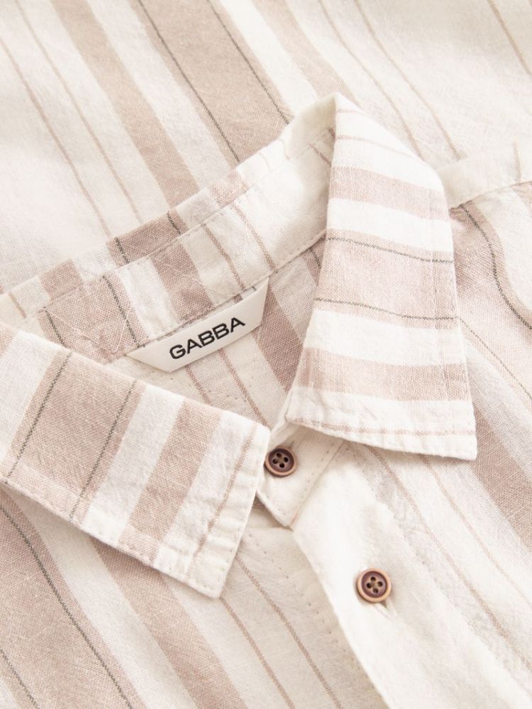 Sven Reg Lino Stripes LS 0062 Beige Stri