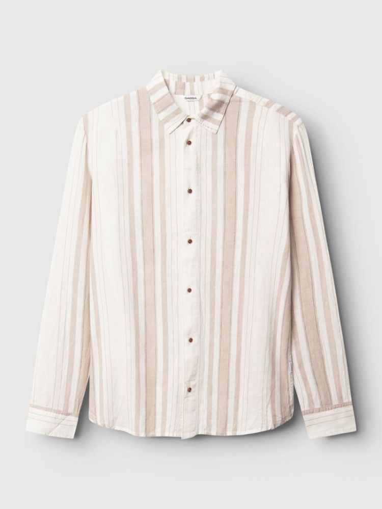 Sven Reg Lino Stripes LS 0062 Beige Stri