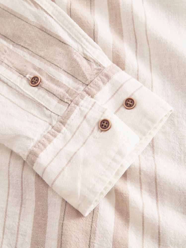 Sven Reg Lino Stripes LS 0062 Beige Stri