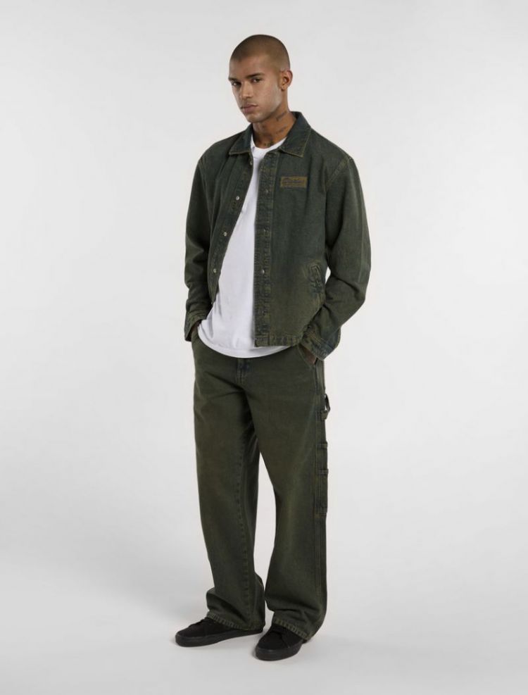 LEWISTOWN DENIM JACKET K571 Green Tone
