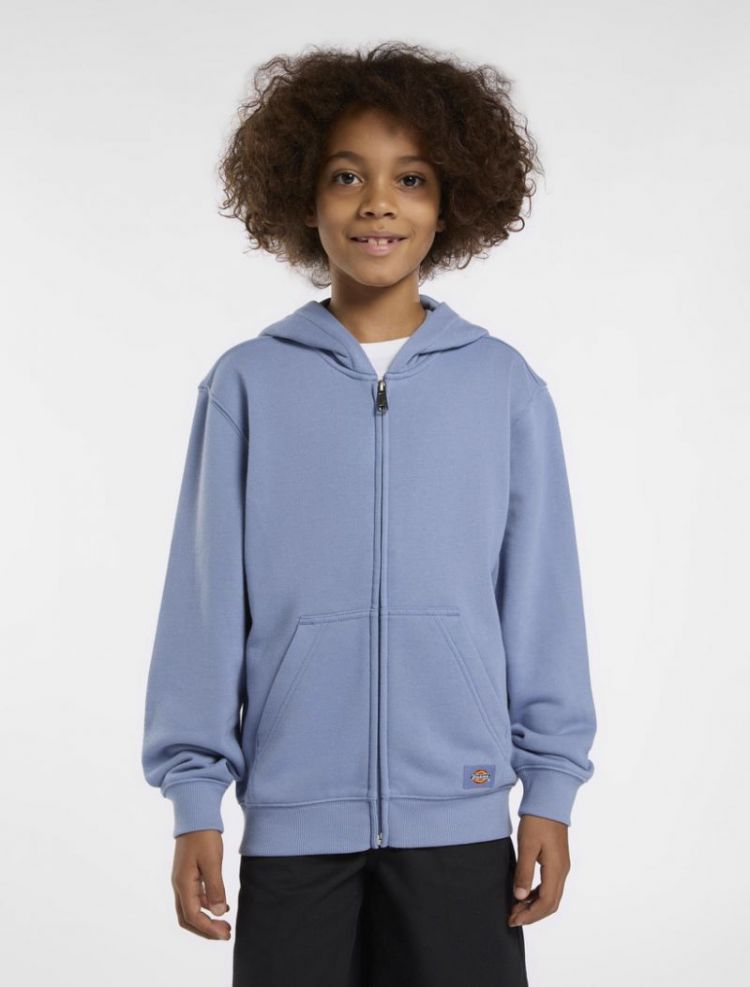 KIDS TERRY FULL ZIP HOODIE K371 Country Bl