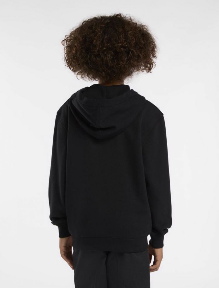 KIDS TERRY FULL ZIP HOODIE BLK1 Black