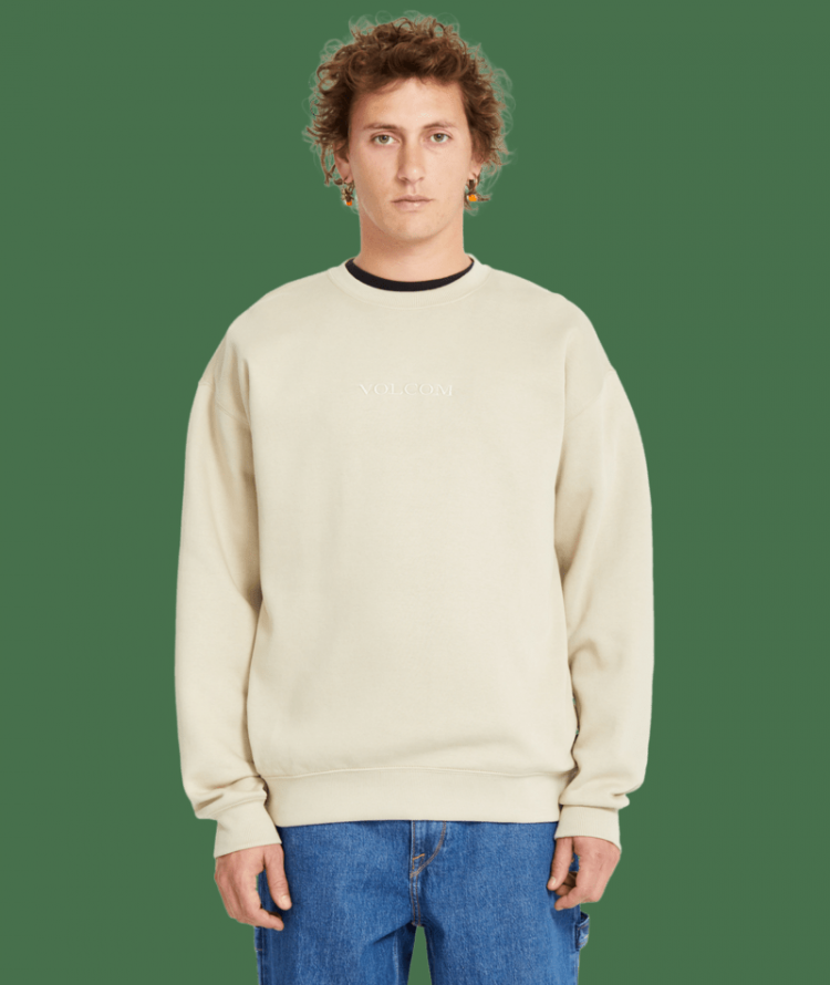 VOLCOM STONE CREW FLEECE LKH LIGHT KHAKI