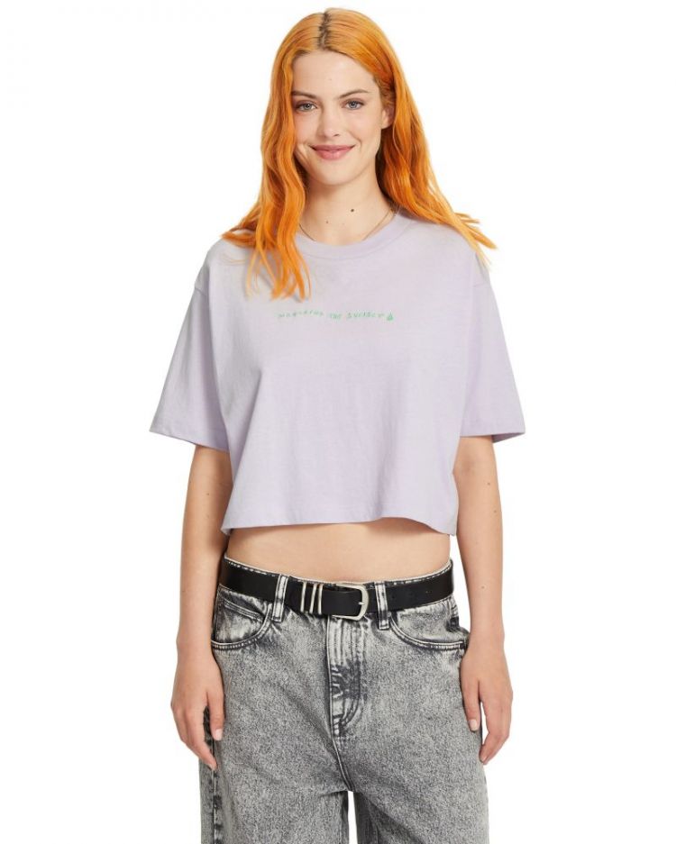 DRUMSTONE TEE DLV DUSTY LAVEN