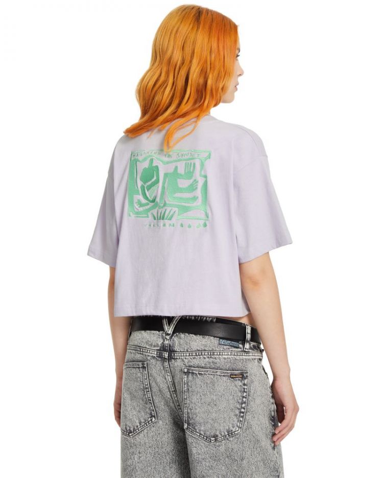 DRUMSTONE TEE DLV DUSTY LAVEN