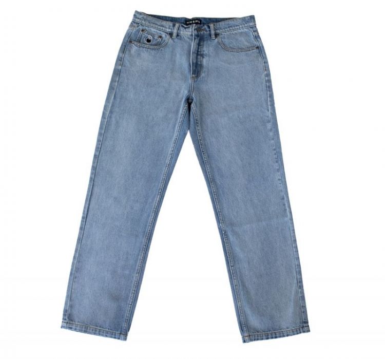 Straight Jeans Light Stone Was