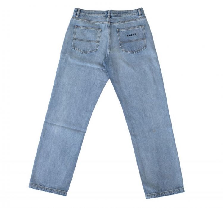 Straight Jeans Light Stone Was