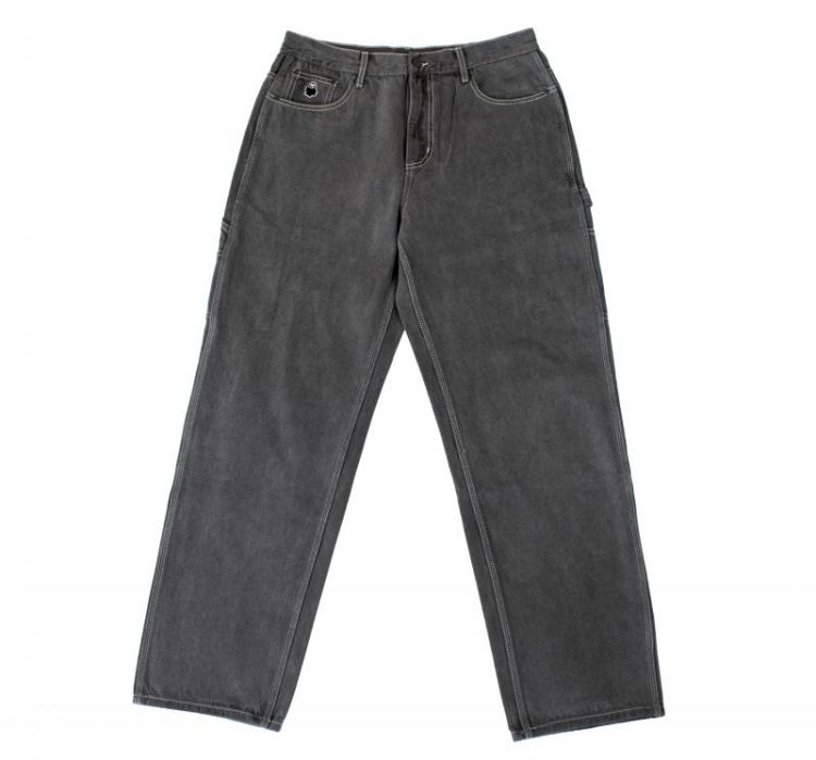 Baggy Jeans Grey Washed Den