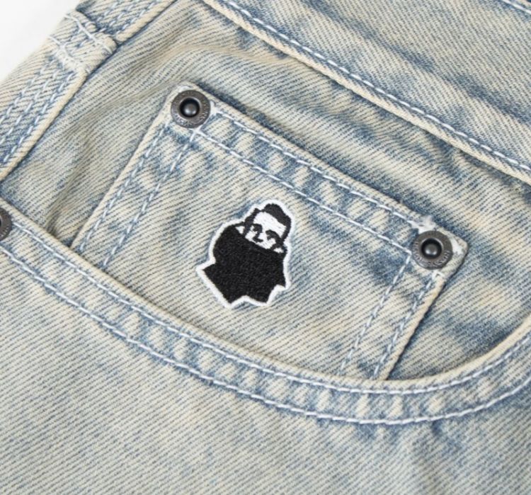 Baggy Short Pale Denim