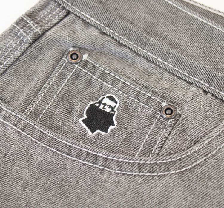 Baggy Short Grey Washed Den