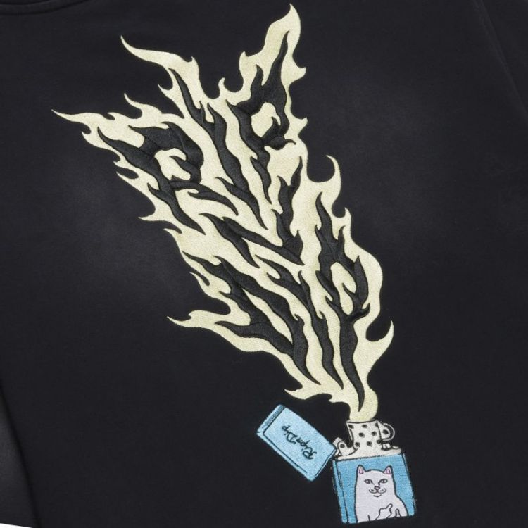 Hoodie Ripnlit Black Vintage
