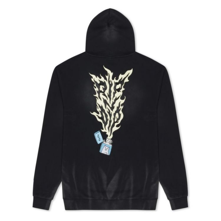 Hoodie Ripnlit Black Vintage