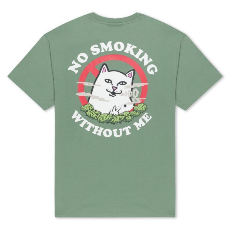 Tee No Smoking Light Olive