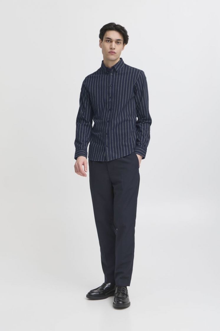 CFMACE LS BU striped shirt - b 193923 Navy Bla