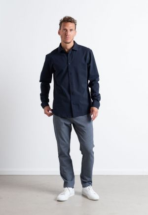 Milano Jersey Pants - Denim Melange