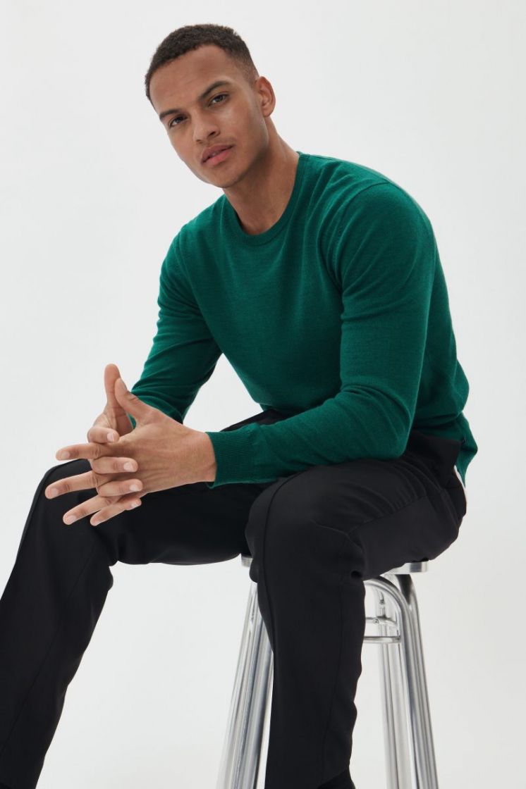 Margrate Knit Pullover 1759231 Pine Gr