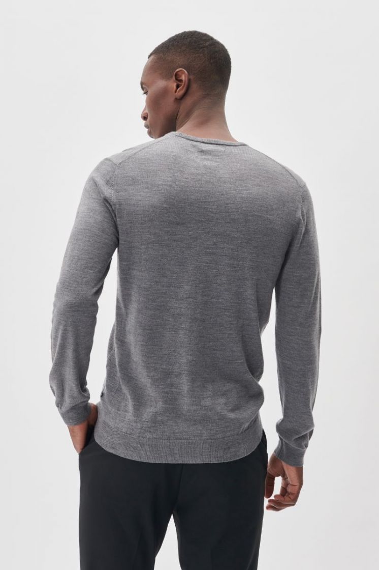 Margrate Knit Pullover 29003 Med.Grey