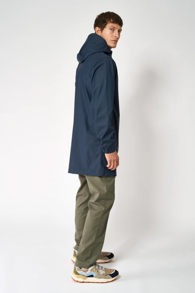 Totriri-Man PU Raincoat navy Navy