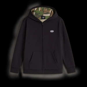 Hood Dover Thermal Full zip LUT1 BLACK/VINT