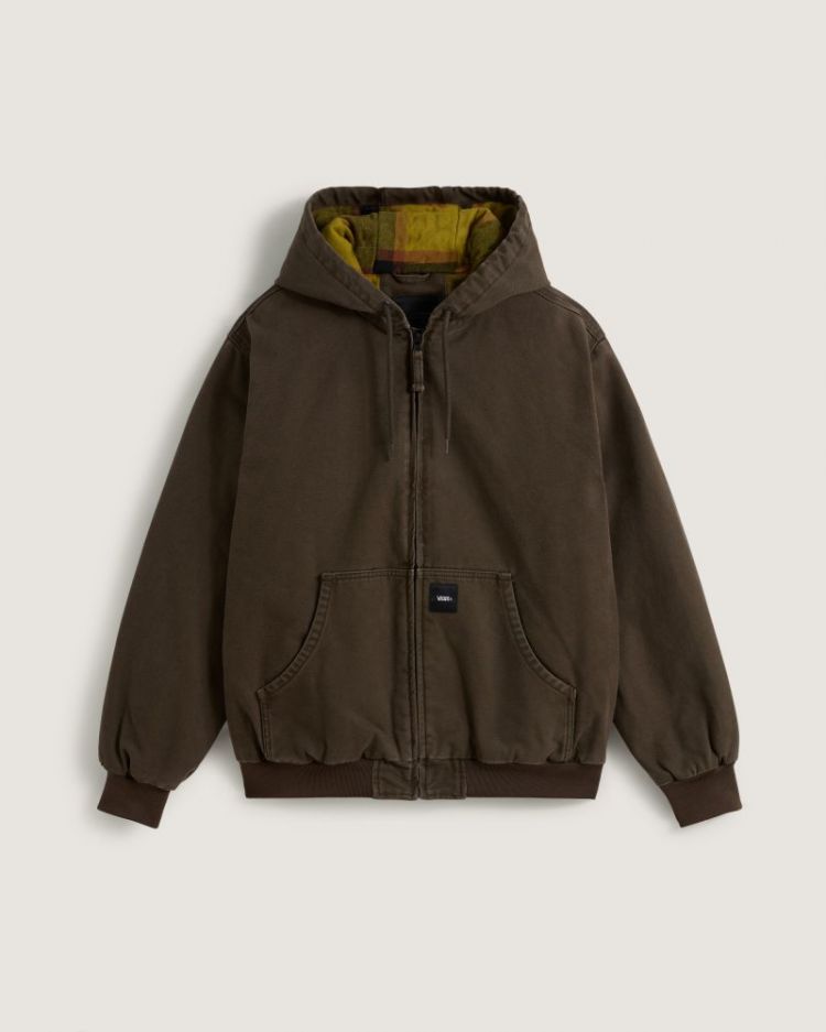 Jacket Workwear canvas FZ EMP1 Coal Brown