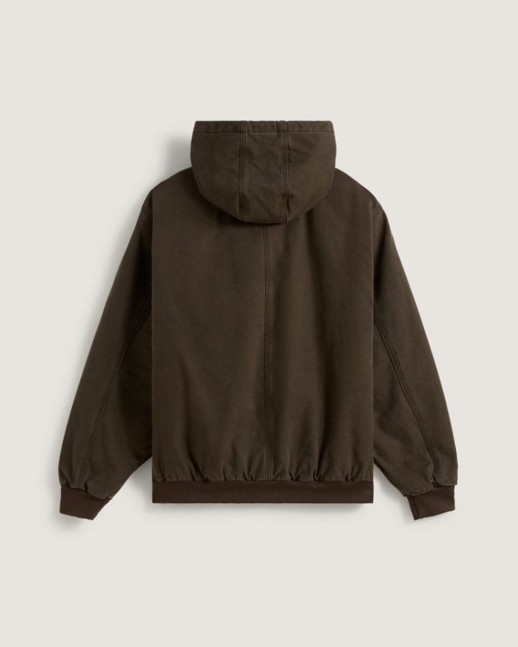 Jacket Workwear canvas FZ EMP1 Coal Brown