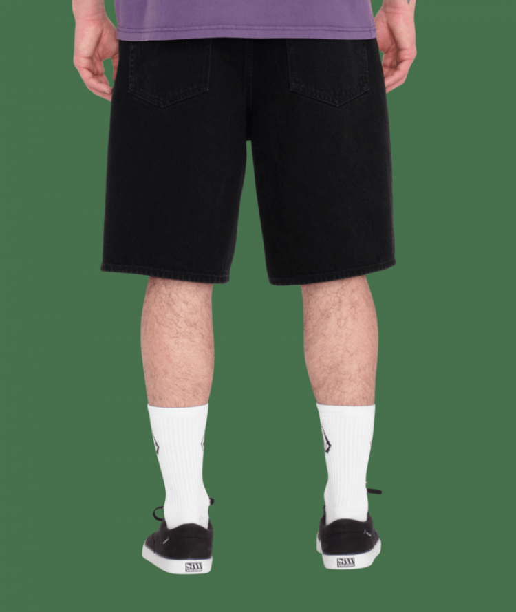 Billow Denim Short Black