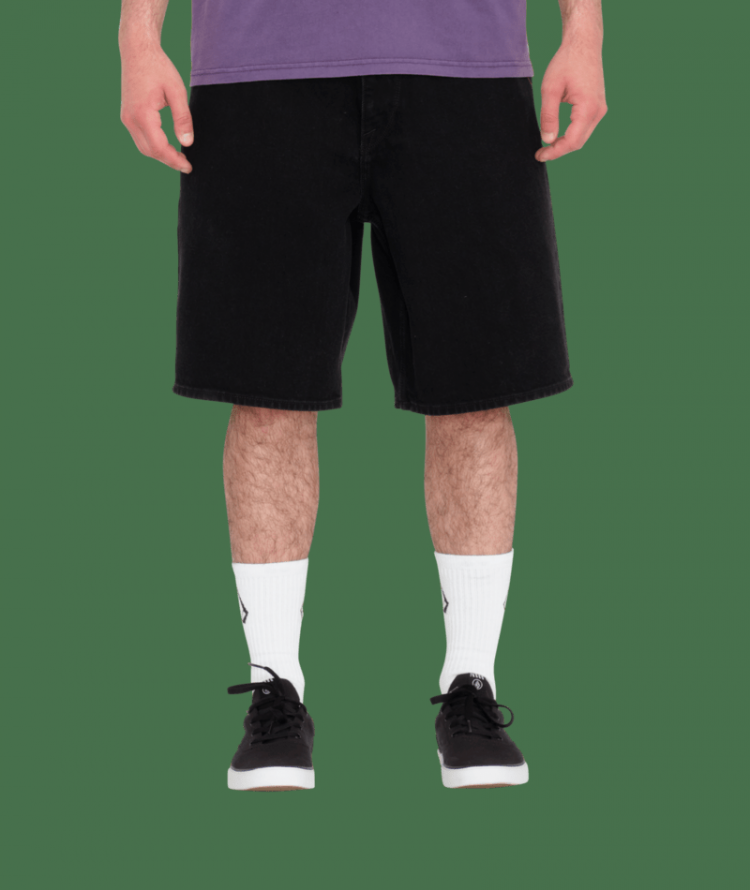 Billow Denim Short Black