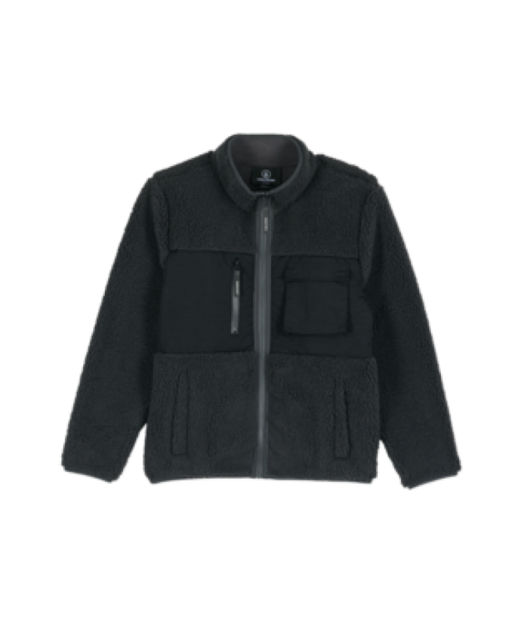 STORM STONE ZIP FLEECE ASB ASPHALT BLA