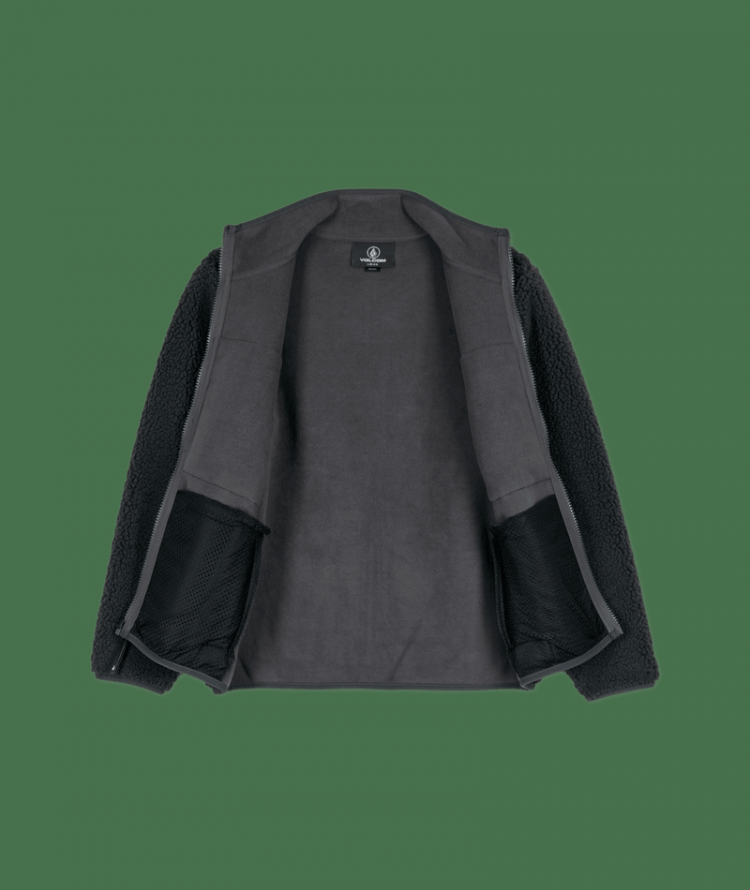 STORM STONE ZIP FLEECE ASB ASPHALT BLA