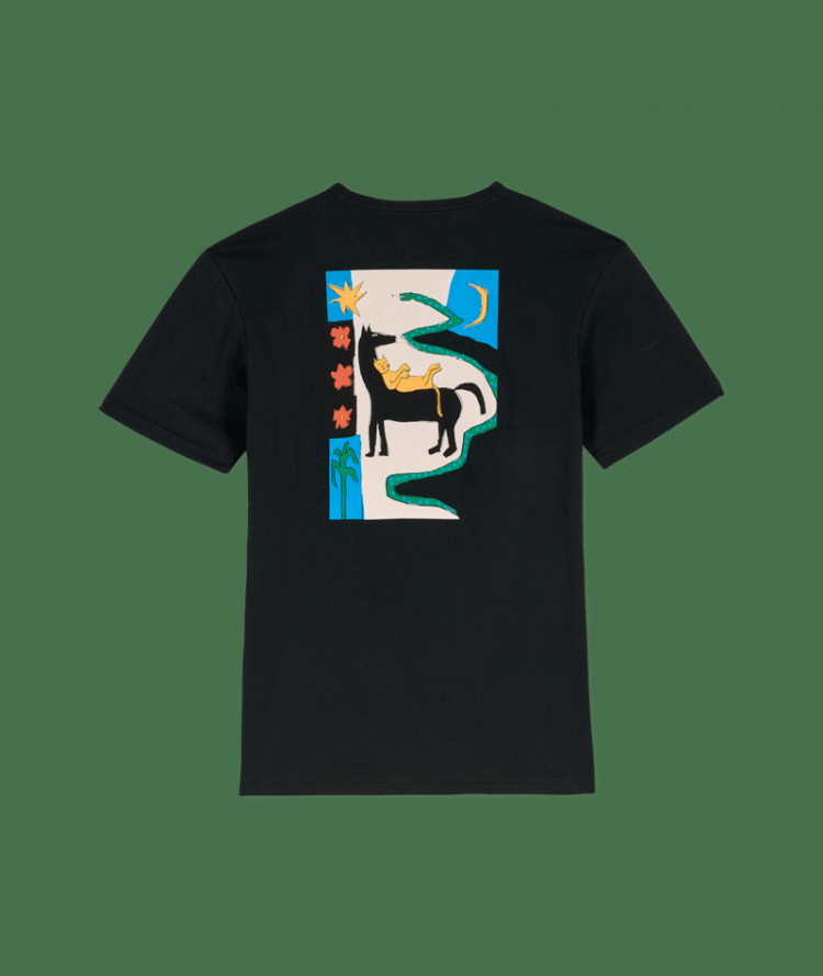 LONGOSNAKE TEE BLK BLACK
