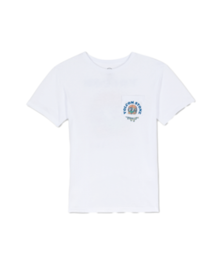 BURGSTONE POCKET TEE WHT WHITE