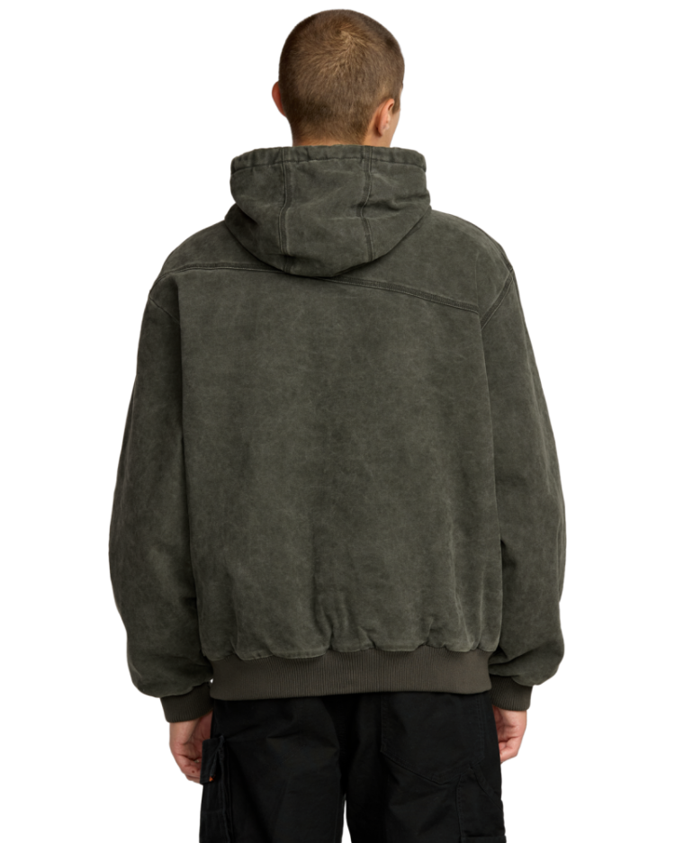 HAMILSTORM JACKET RIB RINSED BLAC