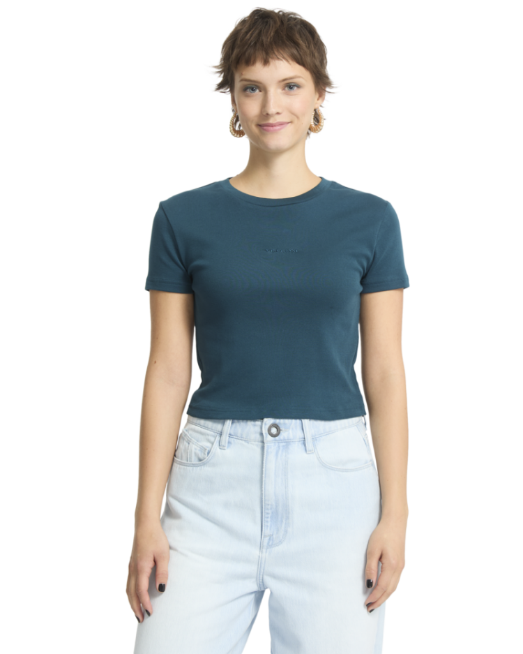 VOLCOMSTONE TIGHT CROP EMG EMERALD GRE